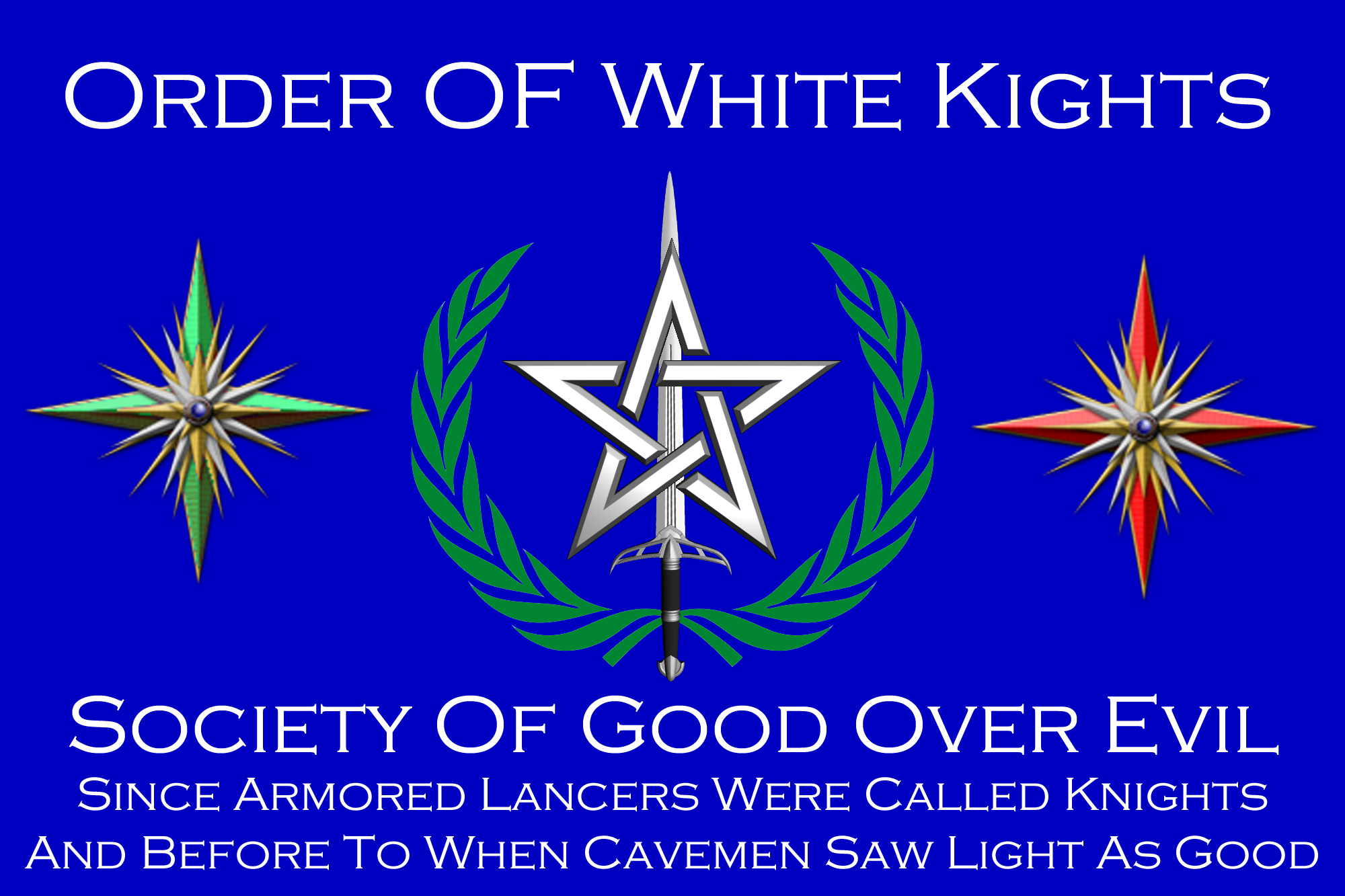 Order Of White Knights Flag
