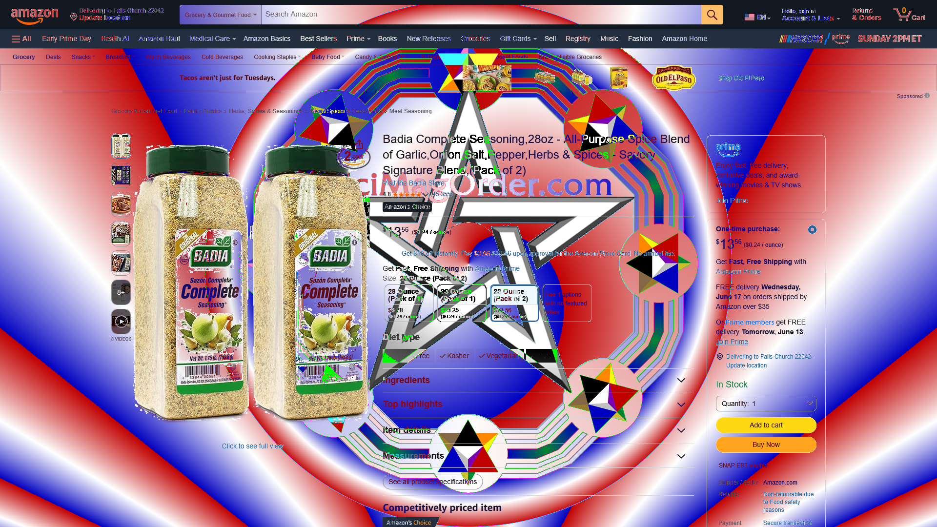 Christian Enough Spice Regiment On It's Own, Complete Seasoning For Savory Sustantive Foods