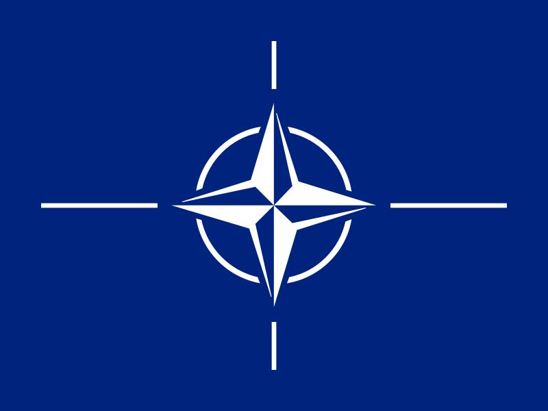 NATO Flag, The Greatest Cell of The Free World Alliance